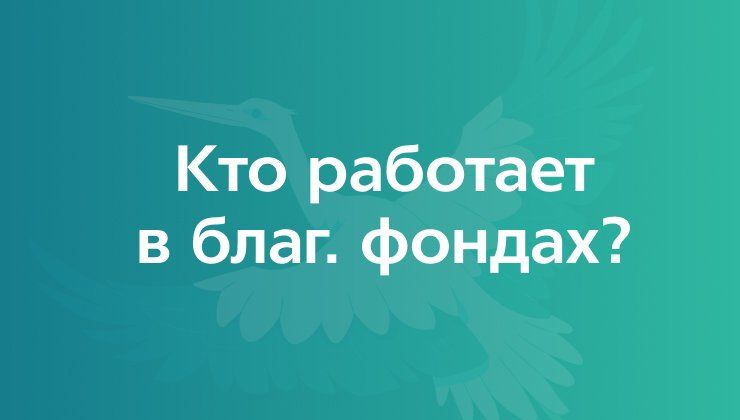 Кто работает в благотворительных фондах?